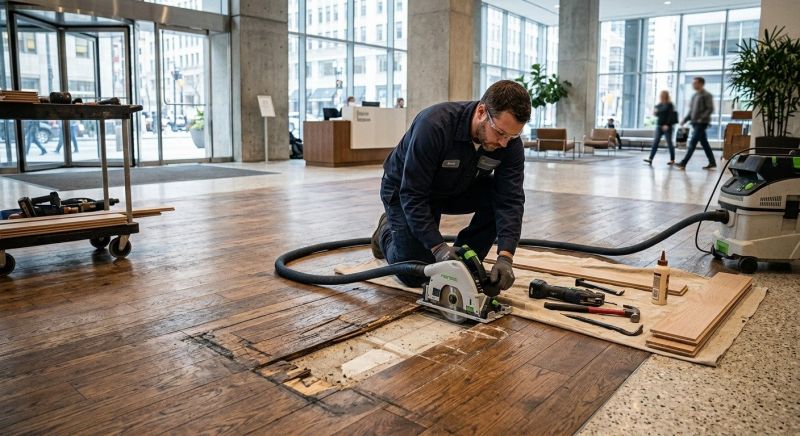 Our team working on Flooring Service projects in Wadsworth, OH