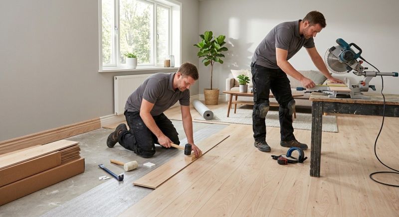 Laminate Floor Installation in Berea, OH