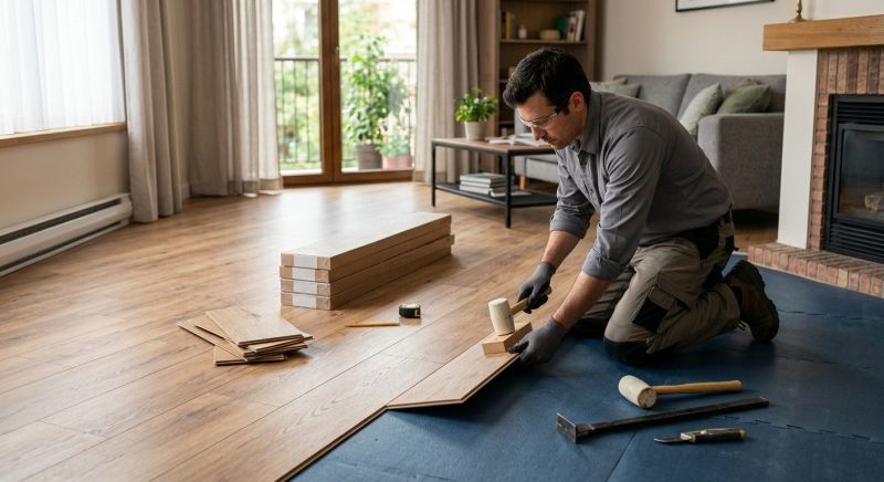 Laminate Floor Installation in Canton, OH