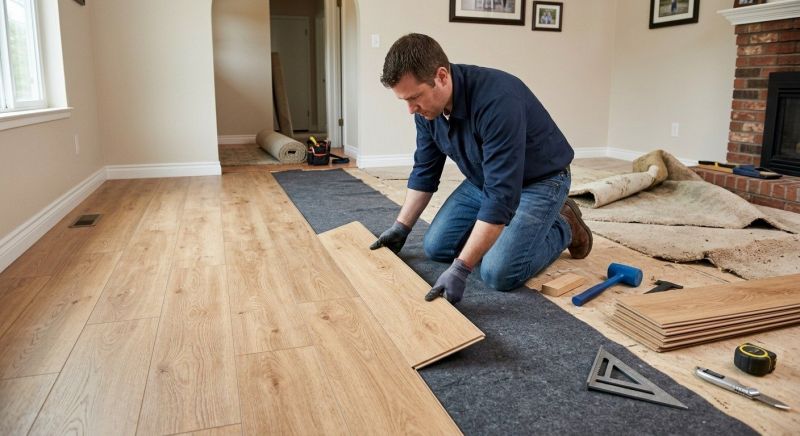 Laminate Floor Remodeling in Wadsworth, OH