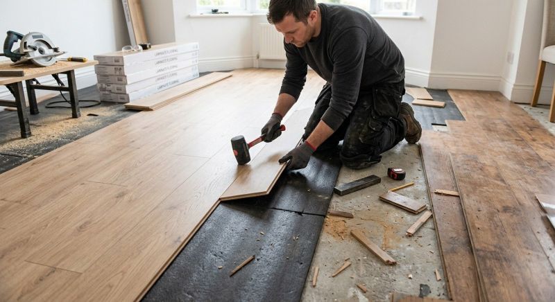 Laminate Floor Replacement in Akron, OH