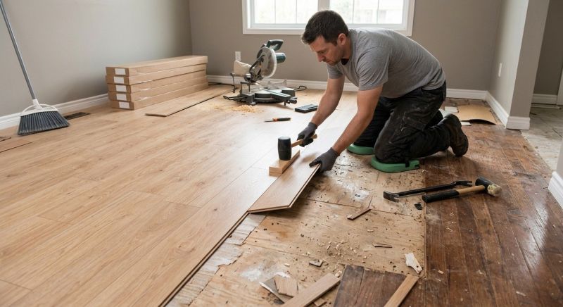 Laminate Floor Replacement in Brecksville, OH