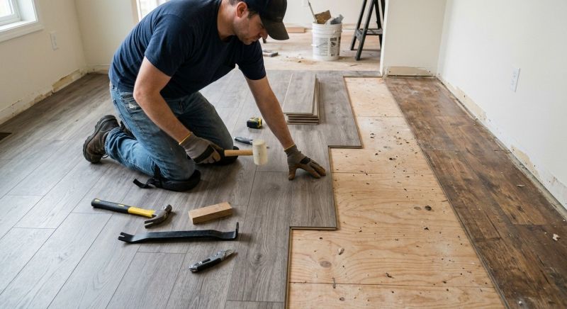 Laminate Floor Replacement in Massillon, OH
