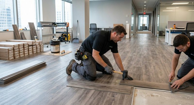 Linoleum Floor Installation in Cuyahoga Falls, OH