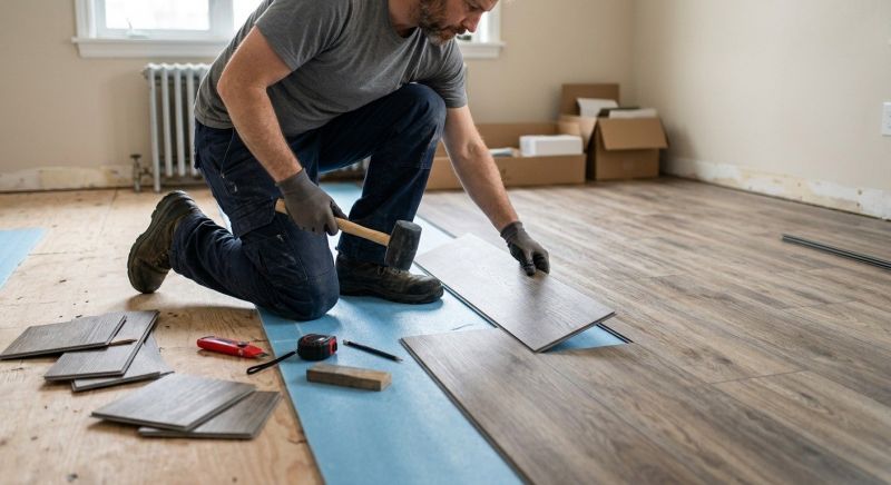 Linoleum Floor Installation in Hinckley, OH
