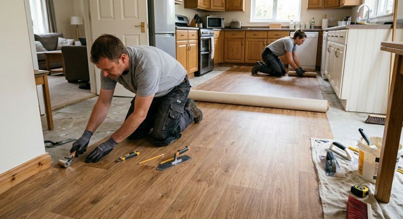 Linoleum Floor Installation in Wadsworth, OH