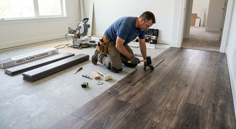 Linoleum Floor Installation in Richfield, OH