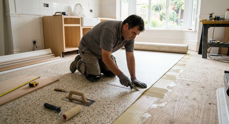 Linoleum Floor Installation in Stark County, OH