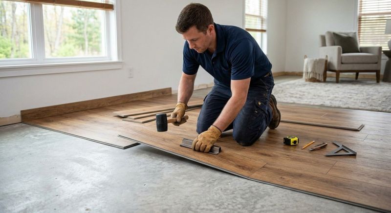 Luxury Vinyl Tile Installation in Hinckley, OH