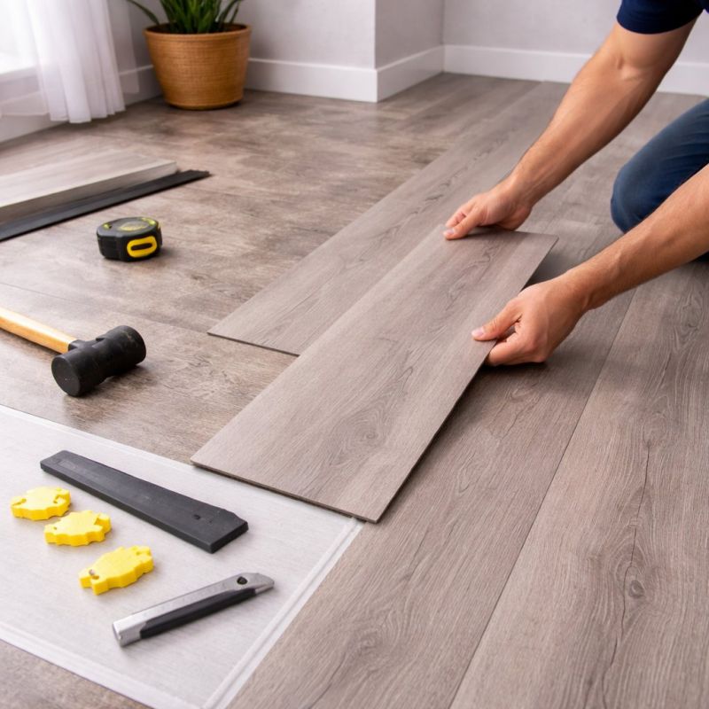Luxury Vinyl Tile Installation in Hinckley, OH