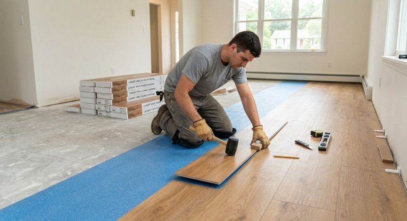 Lvp Flooring Installation in Wadsworth, OH