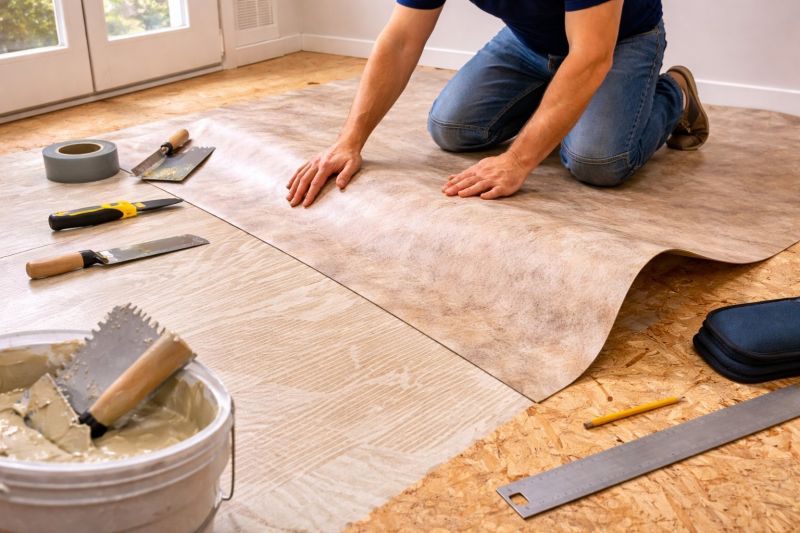 Sheet Flooring Installation in Richfield, OH