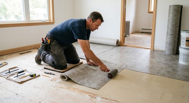 Sheet Flooring Installation in Uniontown, OH
