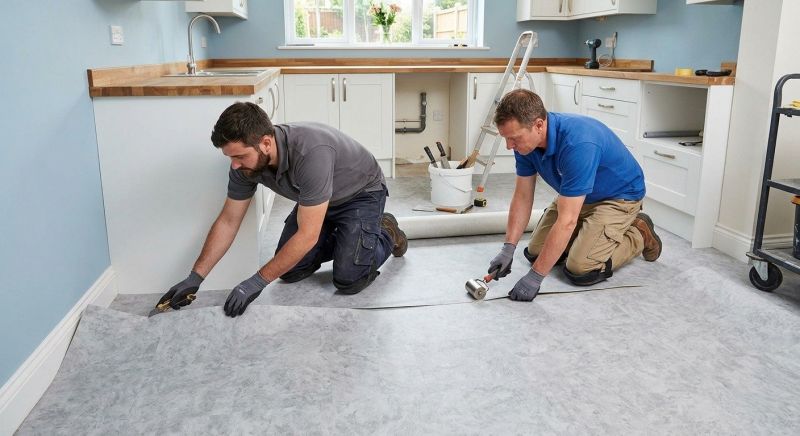 Sheet Linoleum Installation in Wadsworth, OH