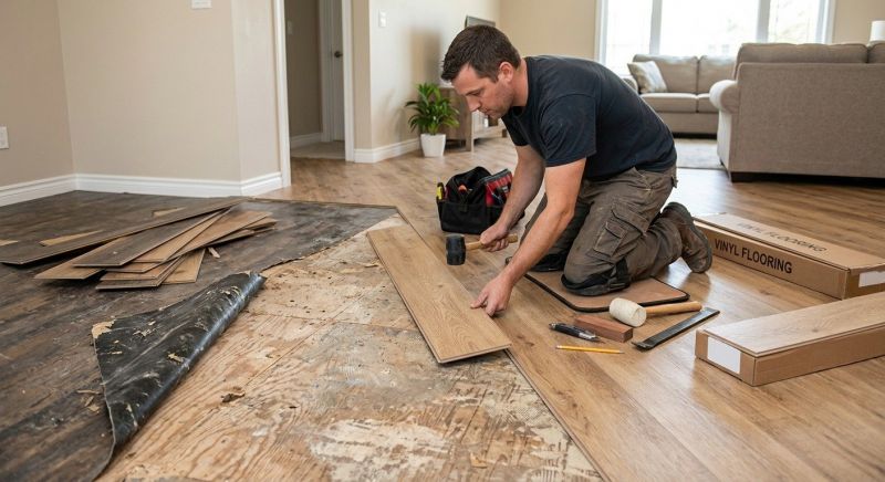Vinyl Flooring Installation in Kent, OH
